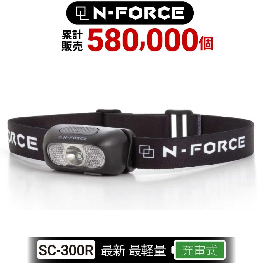 ヘッドライト 充電式 LED 最軽量53g 防水 登山 釣り キャンプ 登山用 アウトドア用 防災 災害対策 LEDヘッドライト ヘッドランプ SC-300R